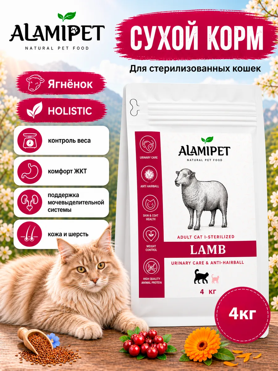 Упаковка ALAMIPET Ягнёнок